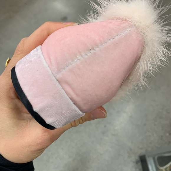 (RARE!) Pink velvet and fur Marie Antoinette flats by Miu Miu - Picture 5 of 11